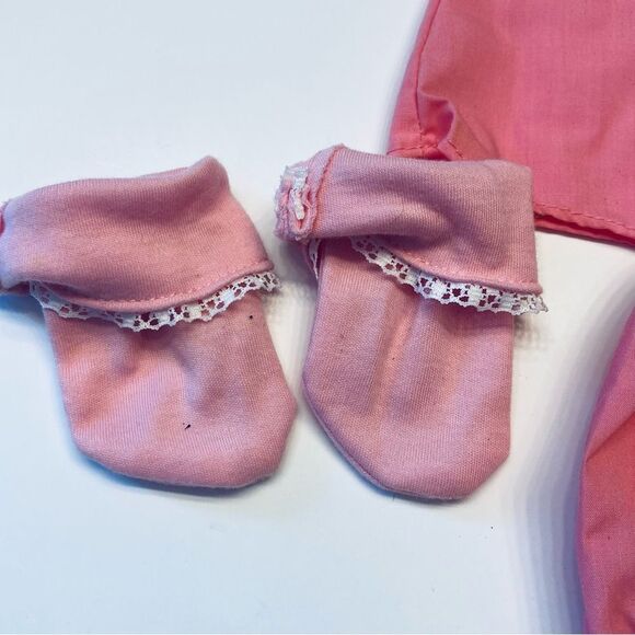 Vintage Cabbage Patch‎ CPK Clothing Outfit Bundle Lot Pink Top Shorts Socks - Picture 4 of 10